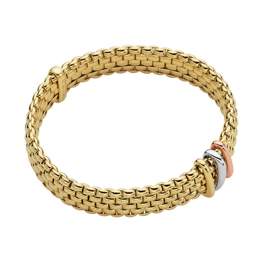 Panorama Flex'it Armband, Tricolor-Gold von FOPE (58704BX_XX_G_RBG_0XS)