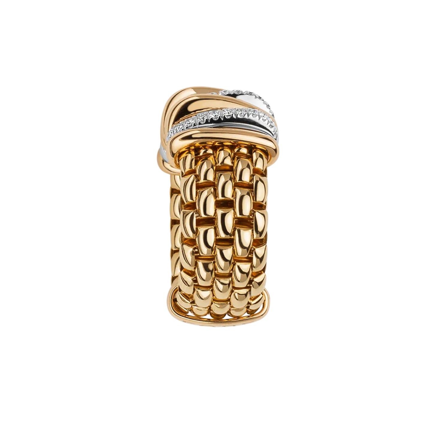 Panorama Flex'it Ring mit Diamanten, Bicolor-Gold • Diamant von FOPE (58804AX_BB_G_GBX_00S)