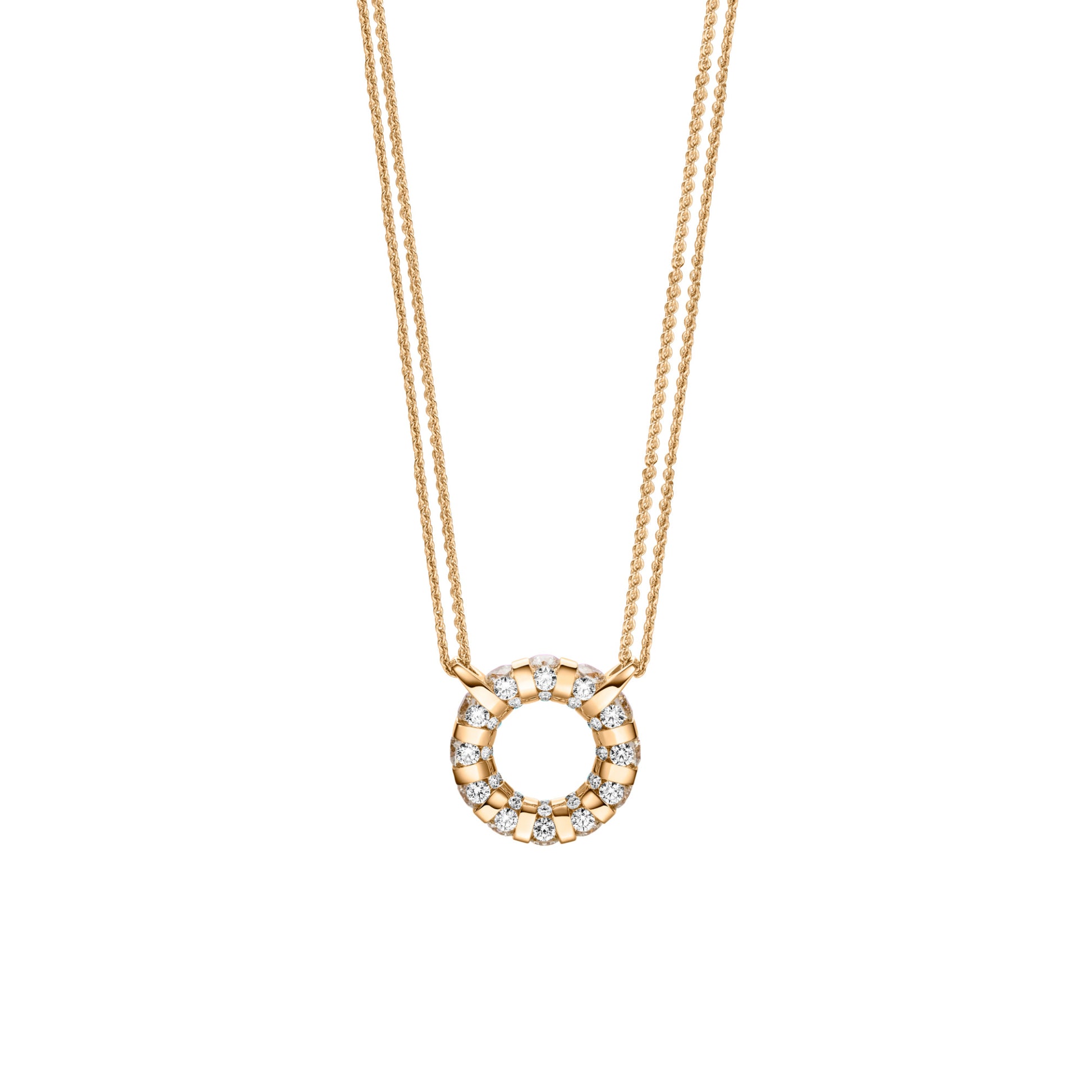 PARADOXAL Collier, Gelbgold • Diamant von Schaffrath (48115_N_290_BR_YW)