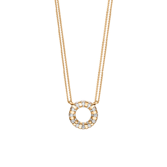 PARADOXAL Collier, Gelbgold • Diamant von Schaffrath (48115_N_290_BR_YW)