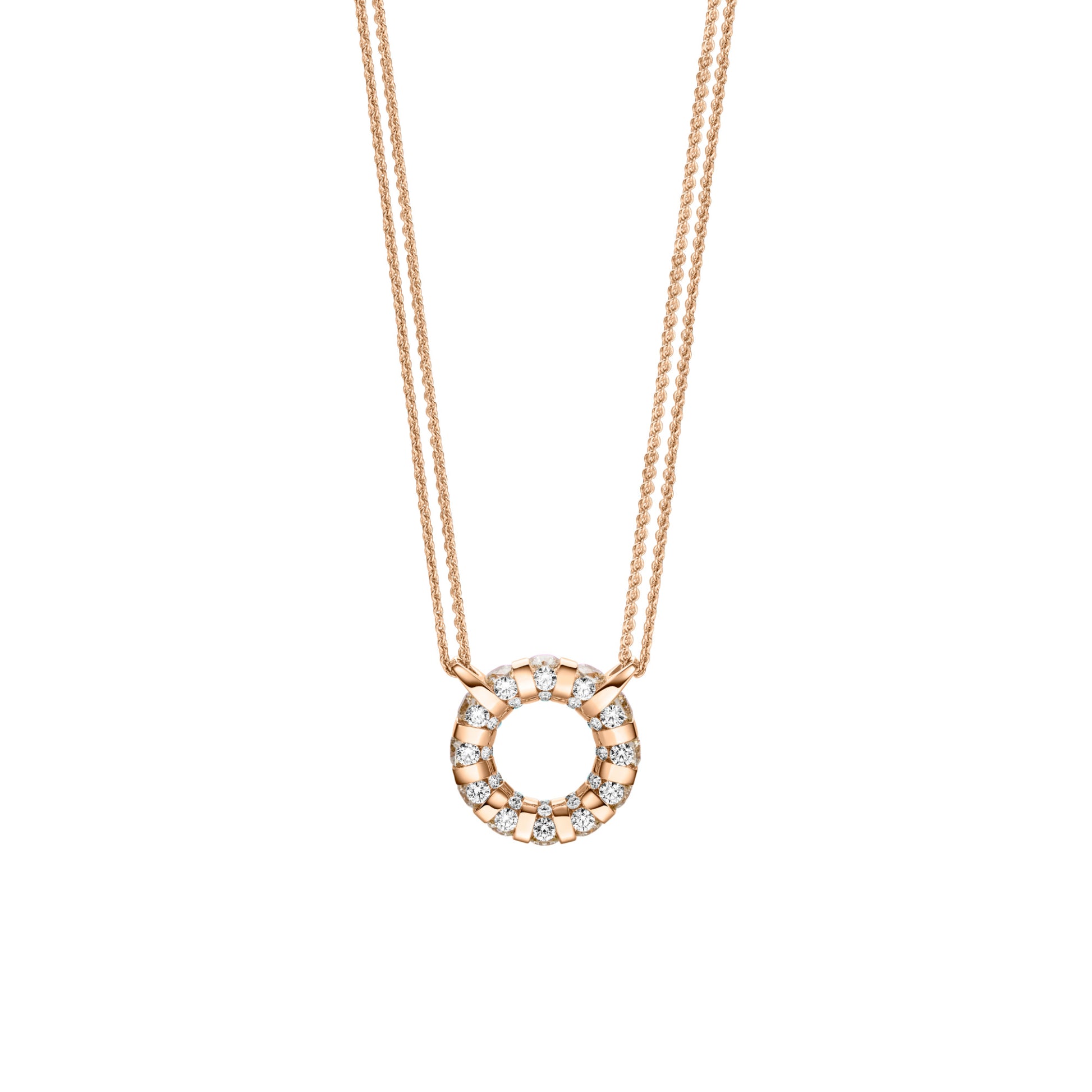 PARADOXAL Collier, Roségold • Diamant von Schaffrath (48145_N_520_BR_RW)