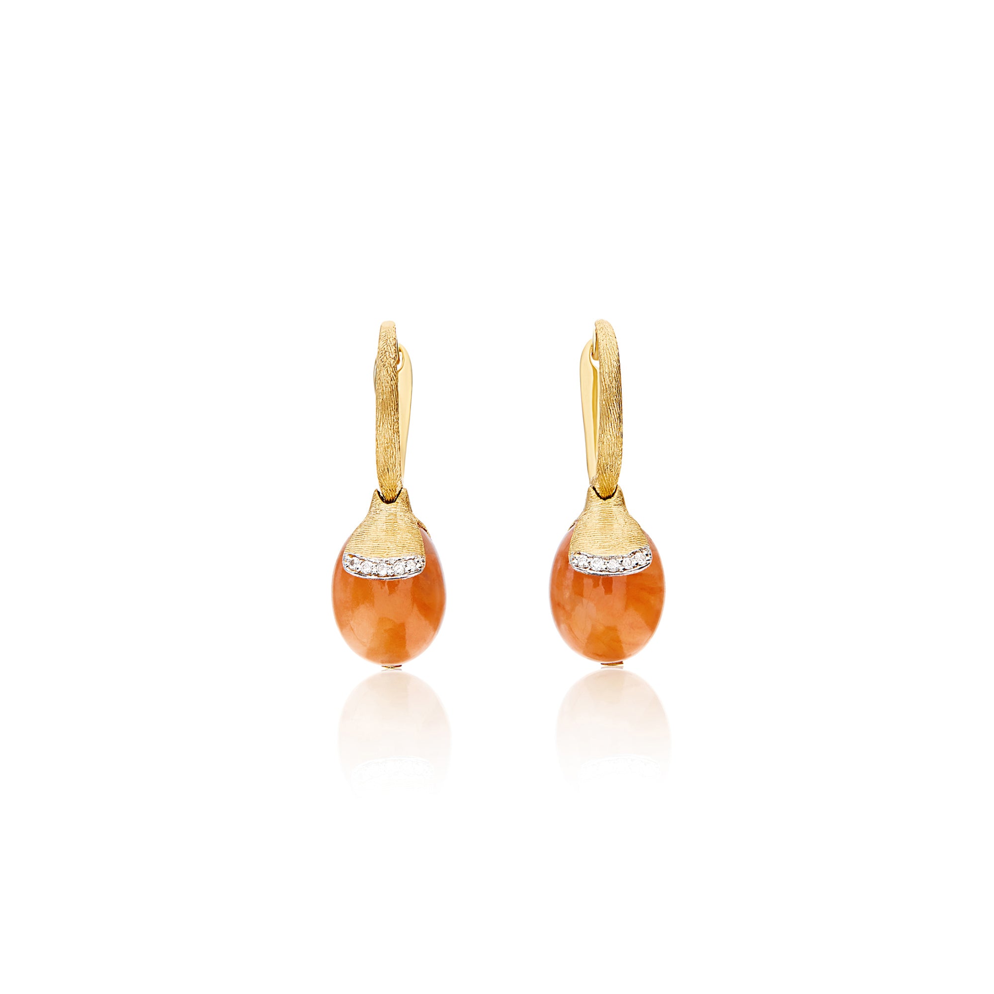 Petra Ohrhänger, Gelbgold • Diamant von Nanis (OS11-603)
