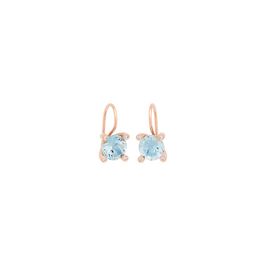 Phlox Ohrschmuck, Roségold • Diamant • Topas von Bron (8OR4755BTBR)