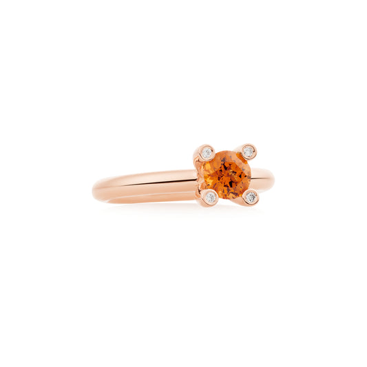 Phlox Ring, Roségold • Diamant • Granat von Bron (8RR4715SGBR)