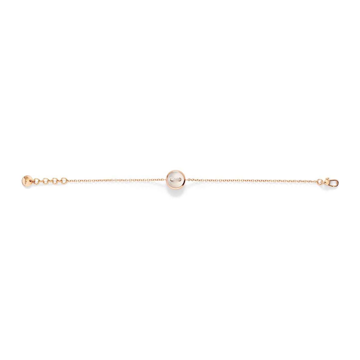 Pom Pom Dot Armband, Roségold • Diamant • Perlmutt von Pomellato (PBC4030O7WHRDB0MP)