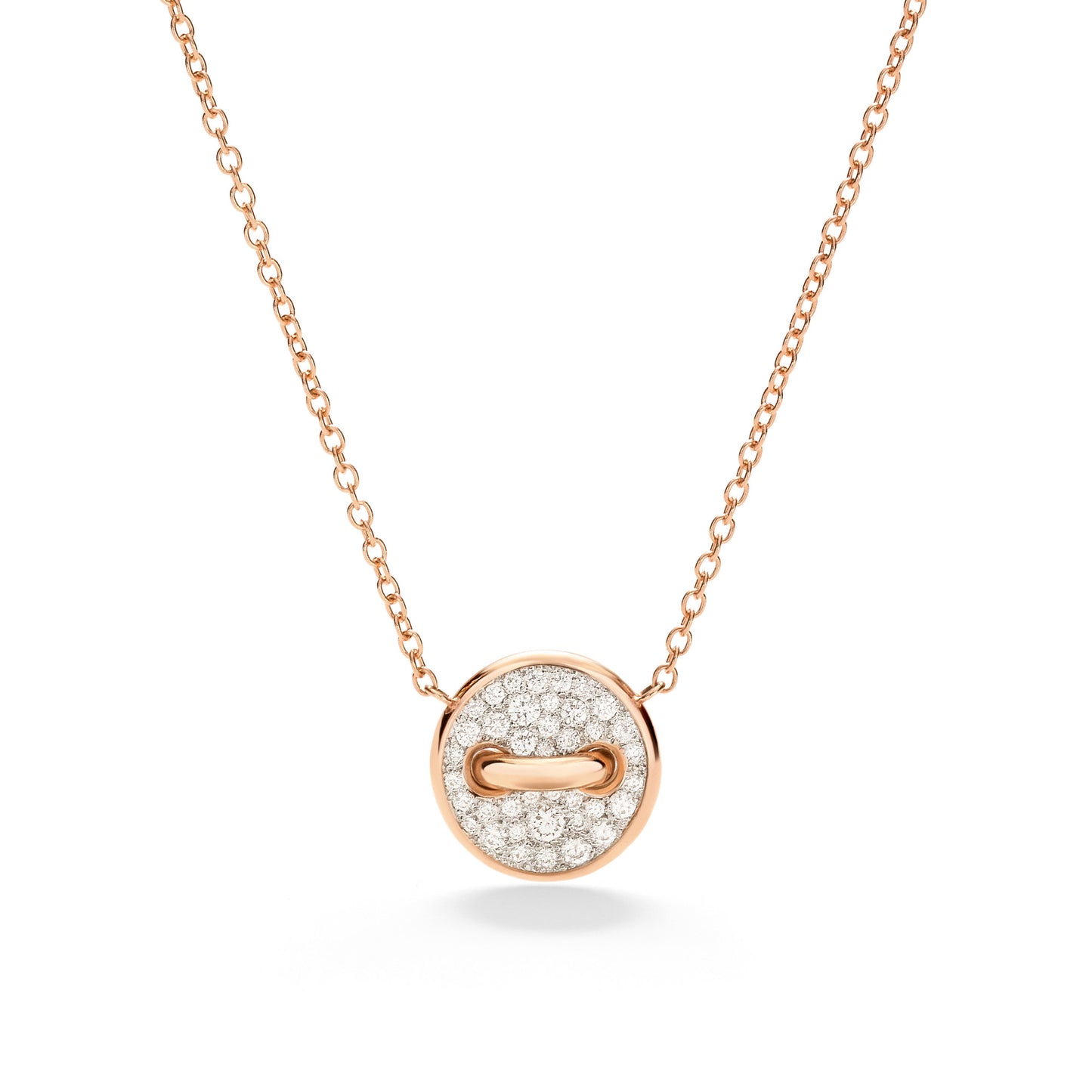 Pom Pom Dot Halskette mit Anhänger, Roségold • Diamant • Perlmutt von Pomellato (PCC4031O7WHRDB0MP)