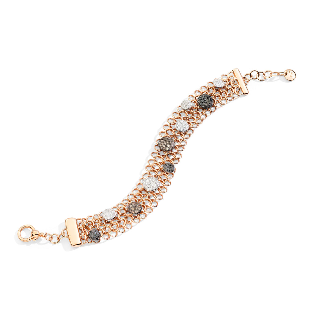 Pomellato Armband Sabbia (PBC3053O7BWRDBX00) aus Roségold mit Diamant