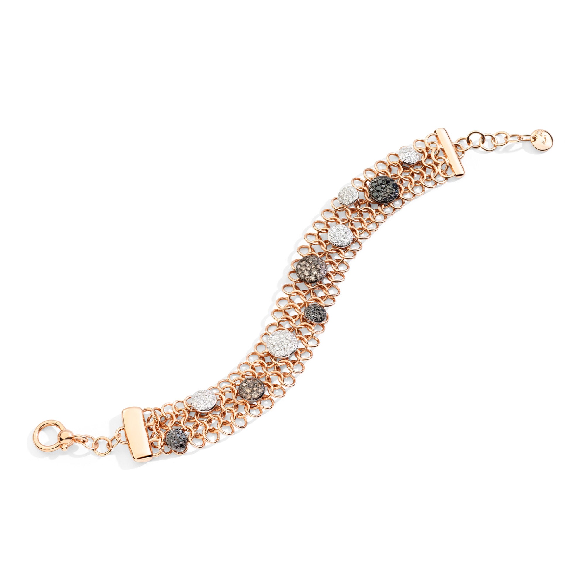 Pomellato Armband Sabbia (PBC3053O7BWRDBX00) aus Roségold mit Diamant