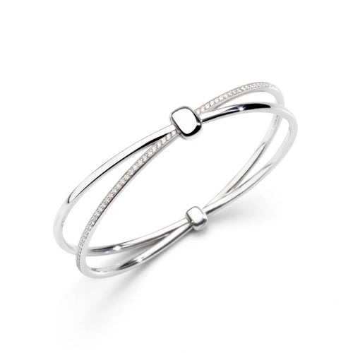 Pomellato Pomellato Together Armreif (PBC3070O2WHRDB000) aus Weißgold mit Diamant