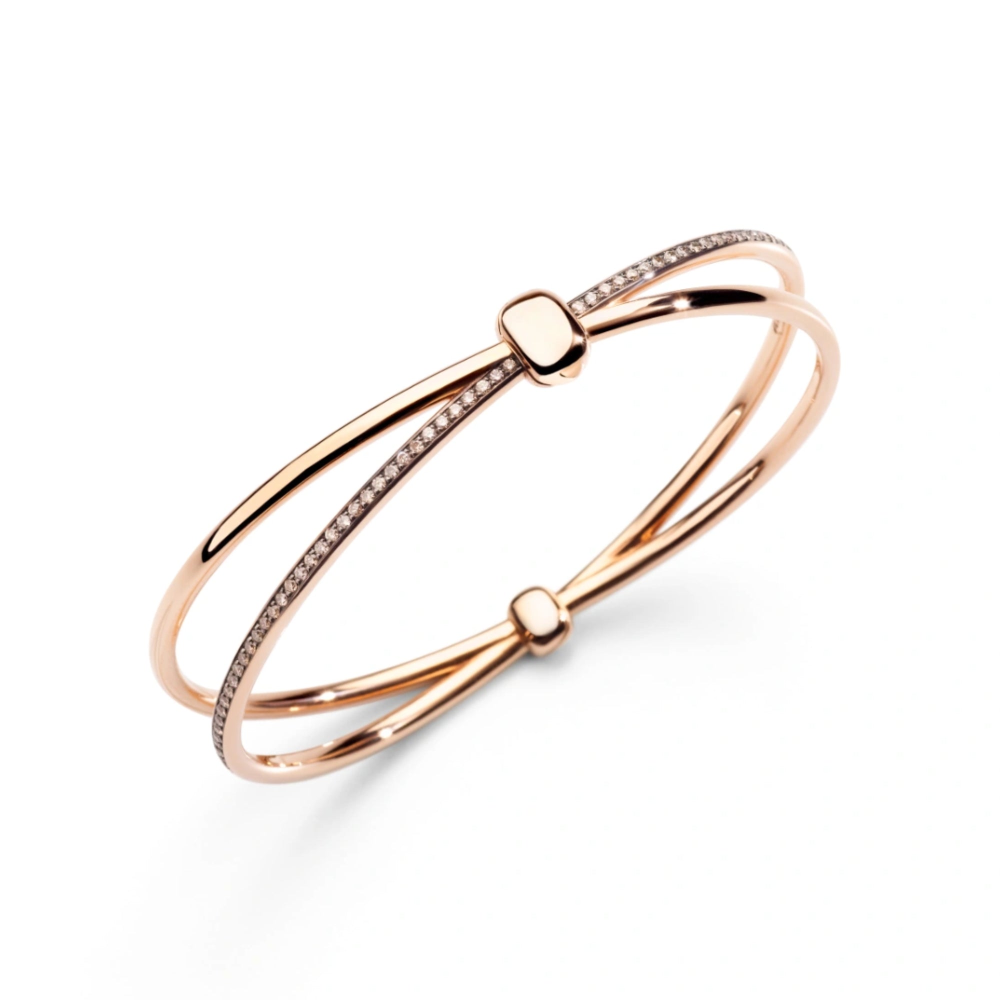 Pomellato Armreif Pomellato Together (PBC3070O7BKRDBR00) aus Roségold mit Diamant