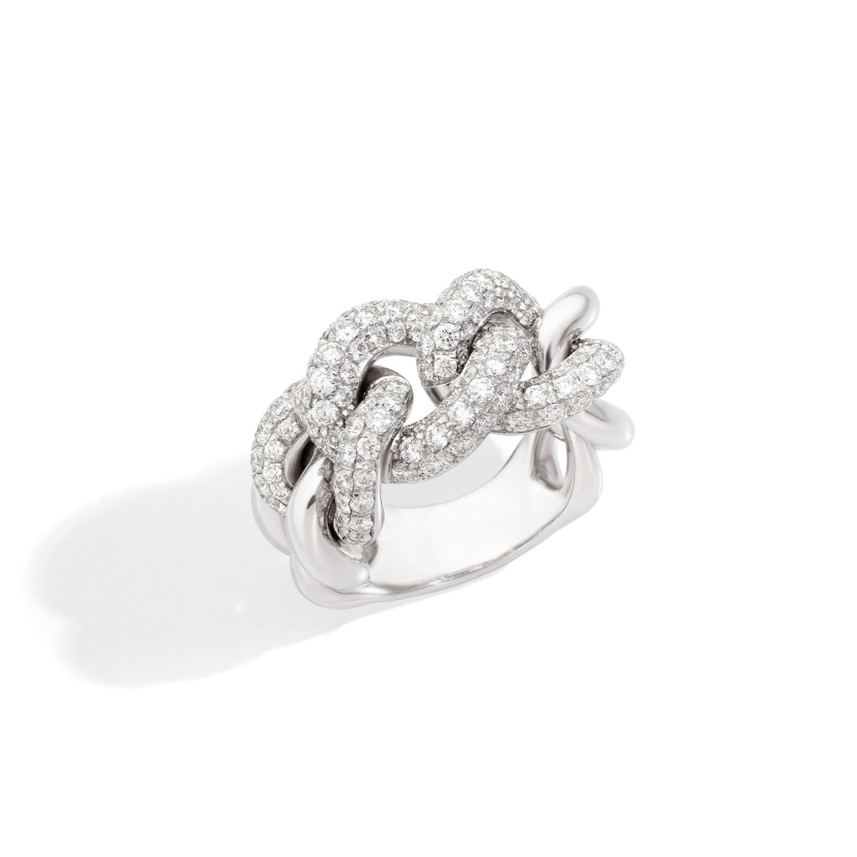 Pomellato Catene Ring (PAC3011O2WHRDB000) aus Weißgold mit Diamant