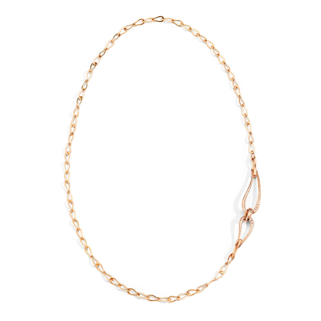 Pomellato Fantina Halskette (PCC1021O7000DB000) aus Roségold mit Diamant