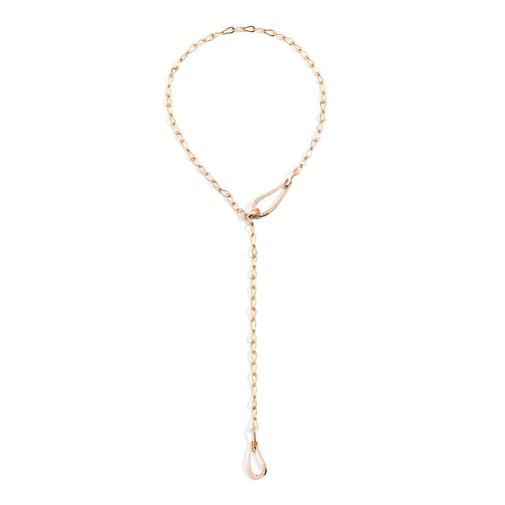 Pomellato Fantina Halskette (PCC1021O7000DB000) aus Roségold mit Diamant