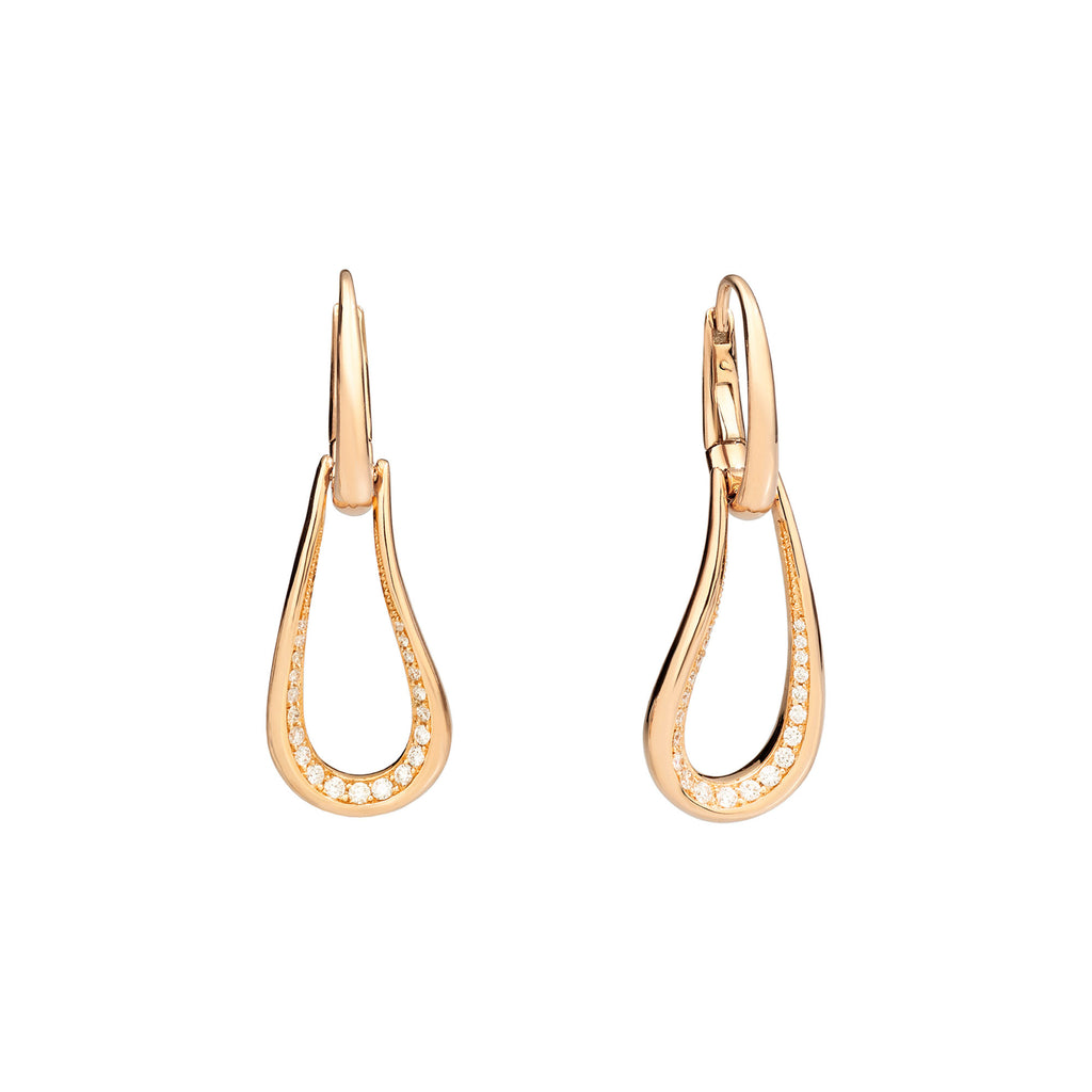 Pomellato Fantina Ohrringe (POC1021O7000DB000) aus Roségold mit Diamant