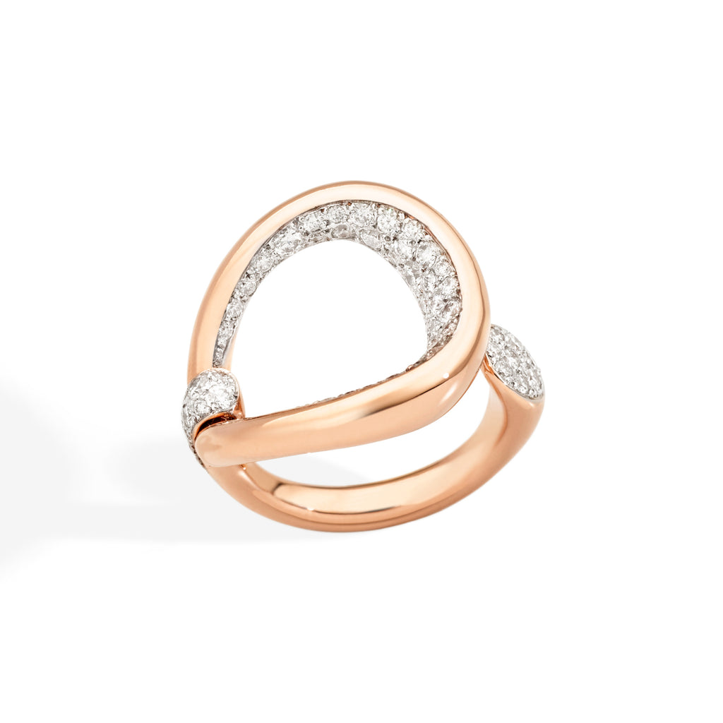 Pomellato Fantina Ring (PAC0090O7WHRDB000) aus Roségold mit Diamant