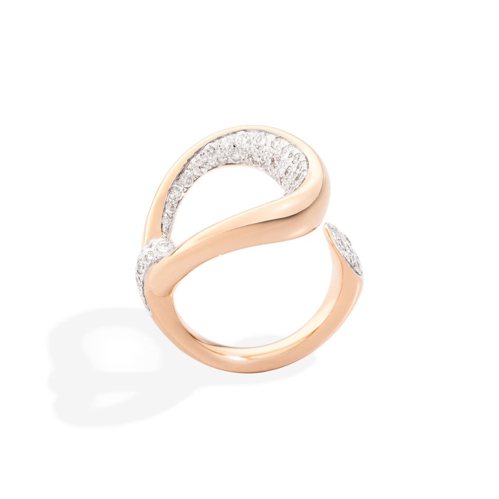 Pomellato Fantina Ring (PAC0090O7WHRDB000) aus Roségold mit Diamant