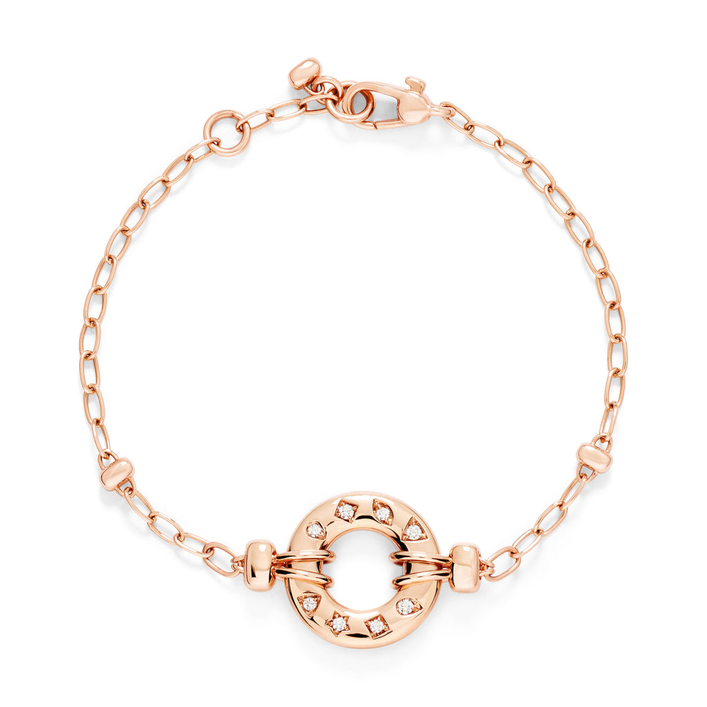 Pomellato Iconica Armband (PBC6040O7000DB000) aus Roségold mit Diamant