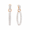 Pomellato Iconica Creolen (POC2063O7WHRDB000) aus Roségold mit Diamant