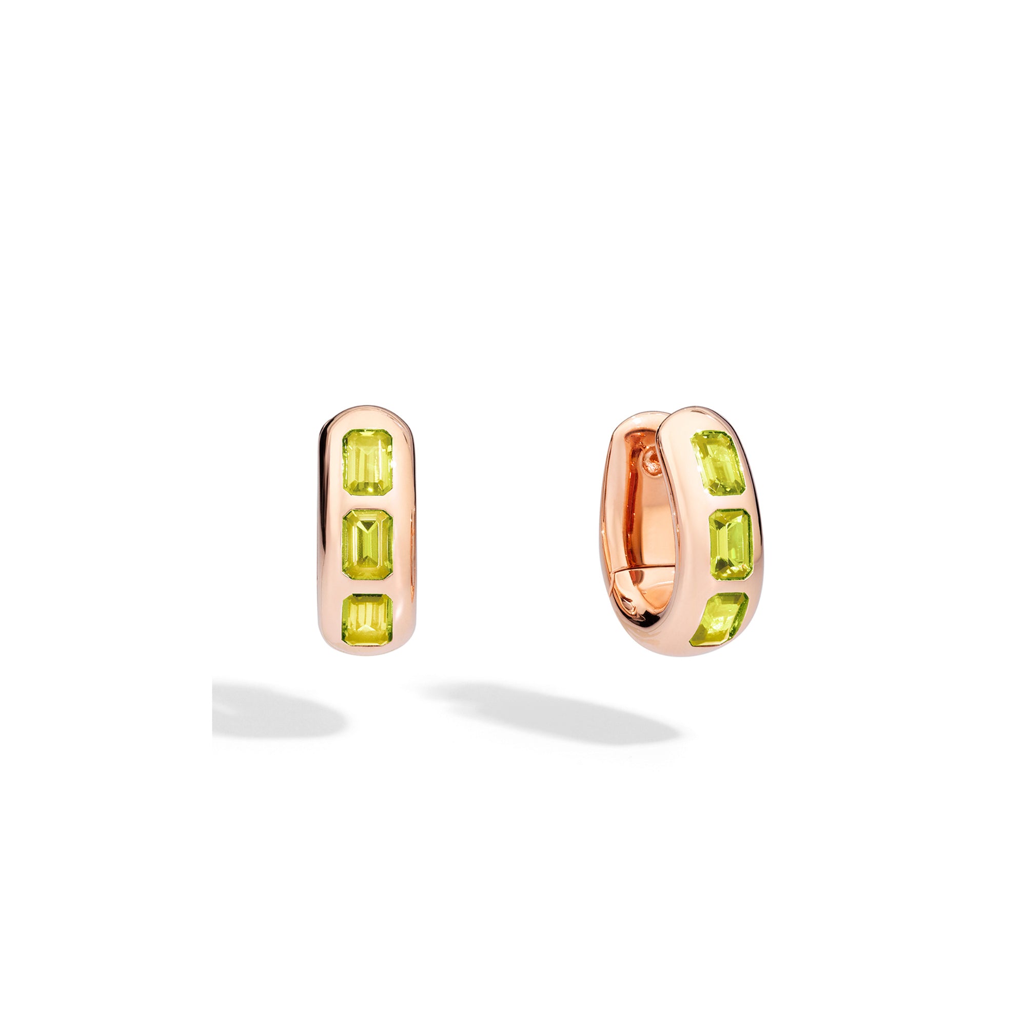 Pomellato Iconica Creolen (POC3020O7000000EY) aus Roségold mit Peridot