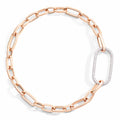 Pomellato Iconica Halskette (PCC2083O7WHRDB000) aus Roségold mit Diamant