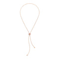 Pomellato Iconica Halskette (PCC3020O7000000GP) aus Roségold mit Granat