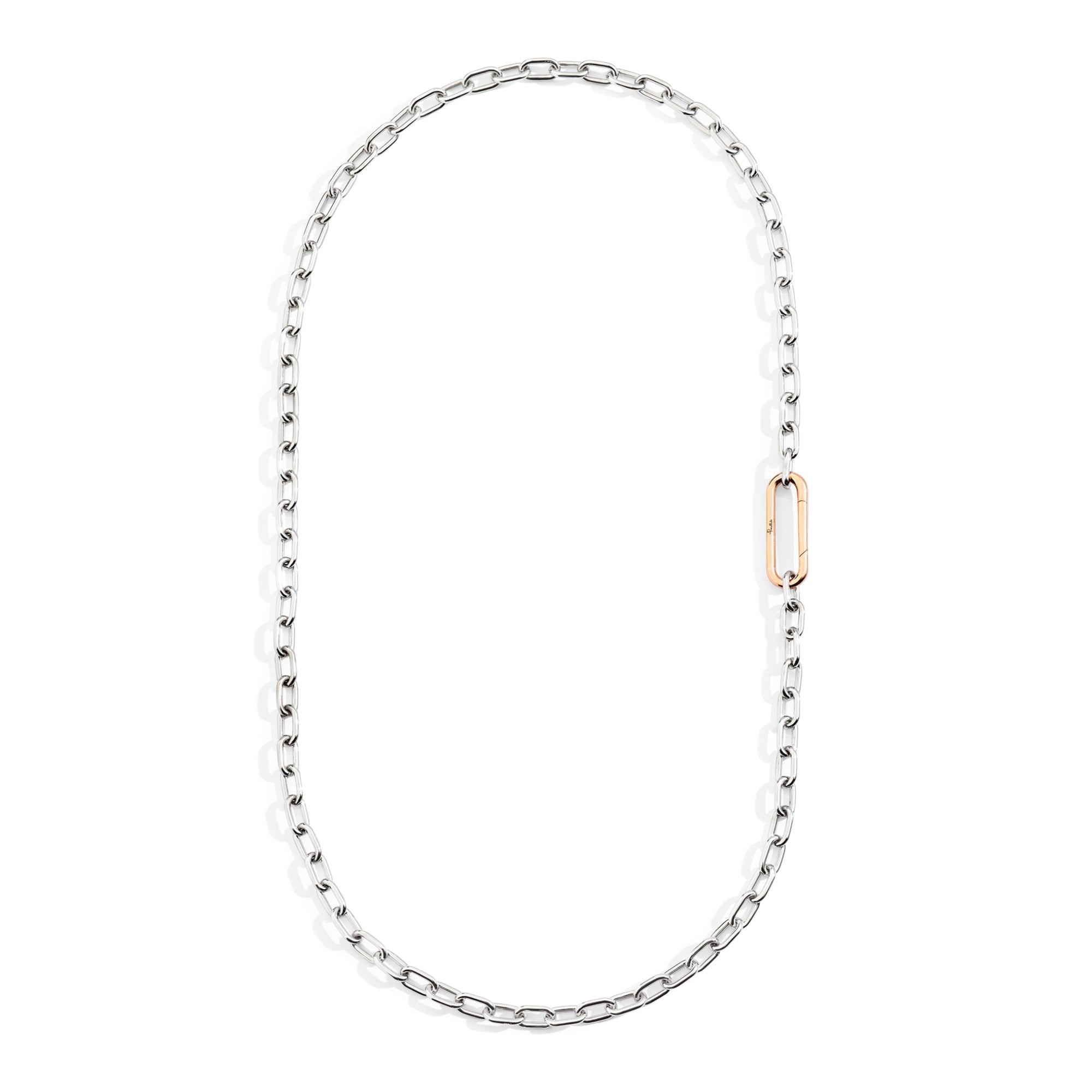 Pomellato Iconica Halskette (PCC3040O6WHR00000) aus Bicolor-Gold