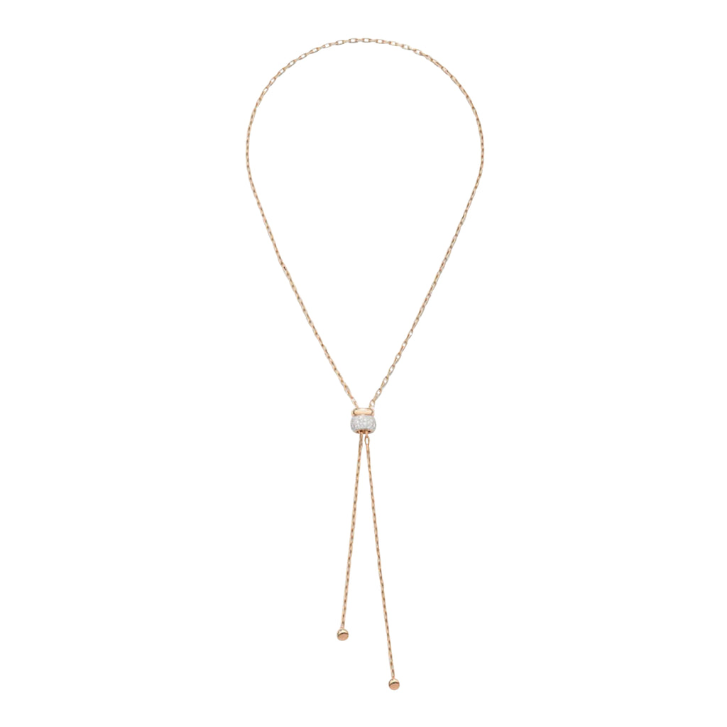 Pomellato Iconica Halskette (PCC5001O7WHRDB000) aus Roségold mit Diamant