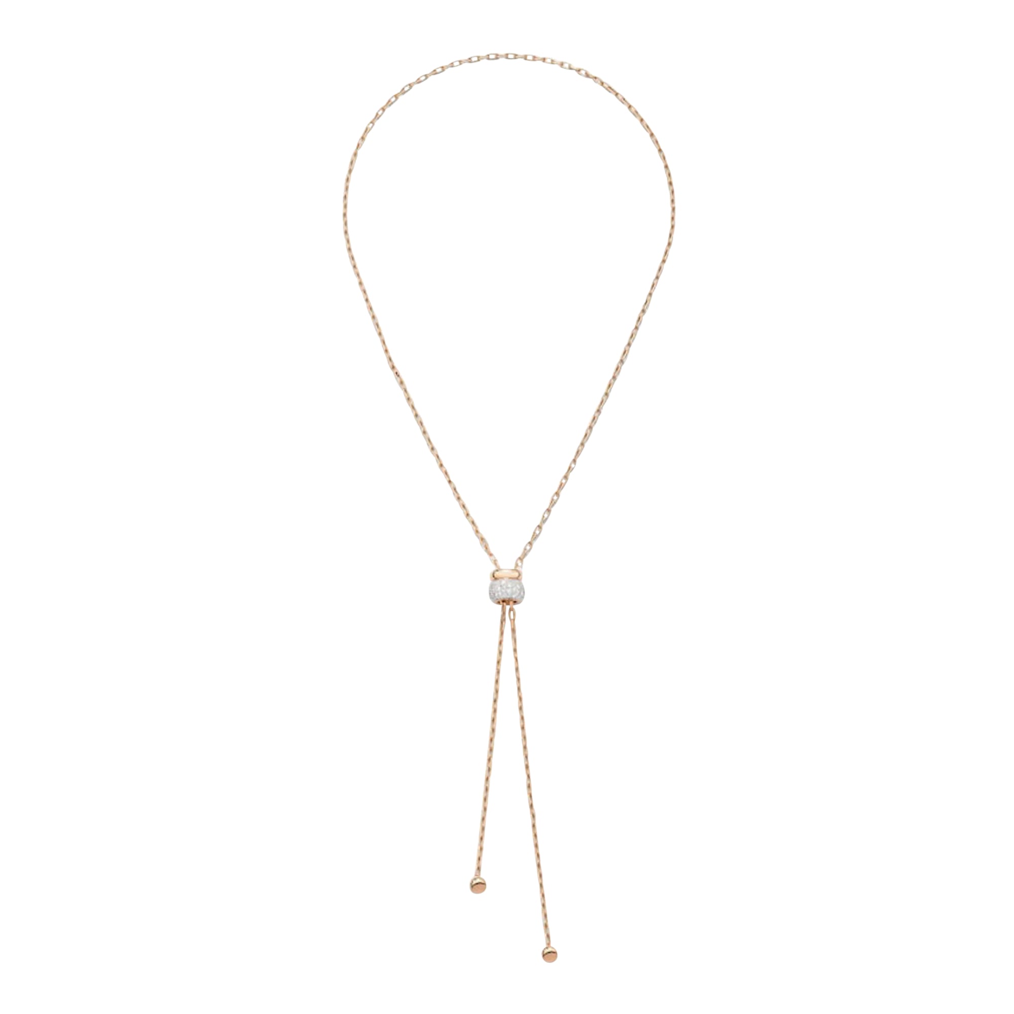 Pomellato Iconica Halskette (PCC5001O7WHRDB000) aus Roségold mit Diamant