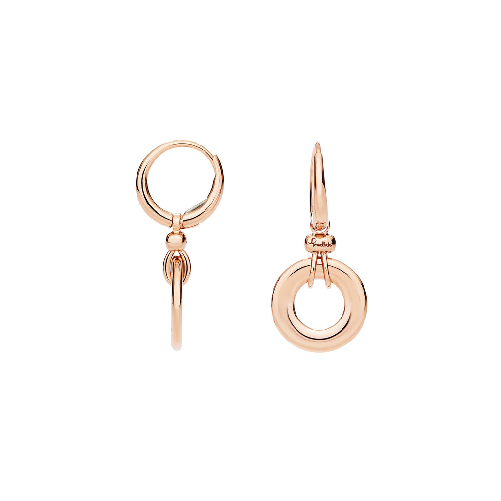 Pomellato Iconica Ohrringe (POC6040O7000DB000) aus Roségold mit Diamant