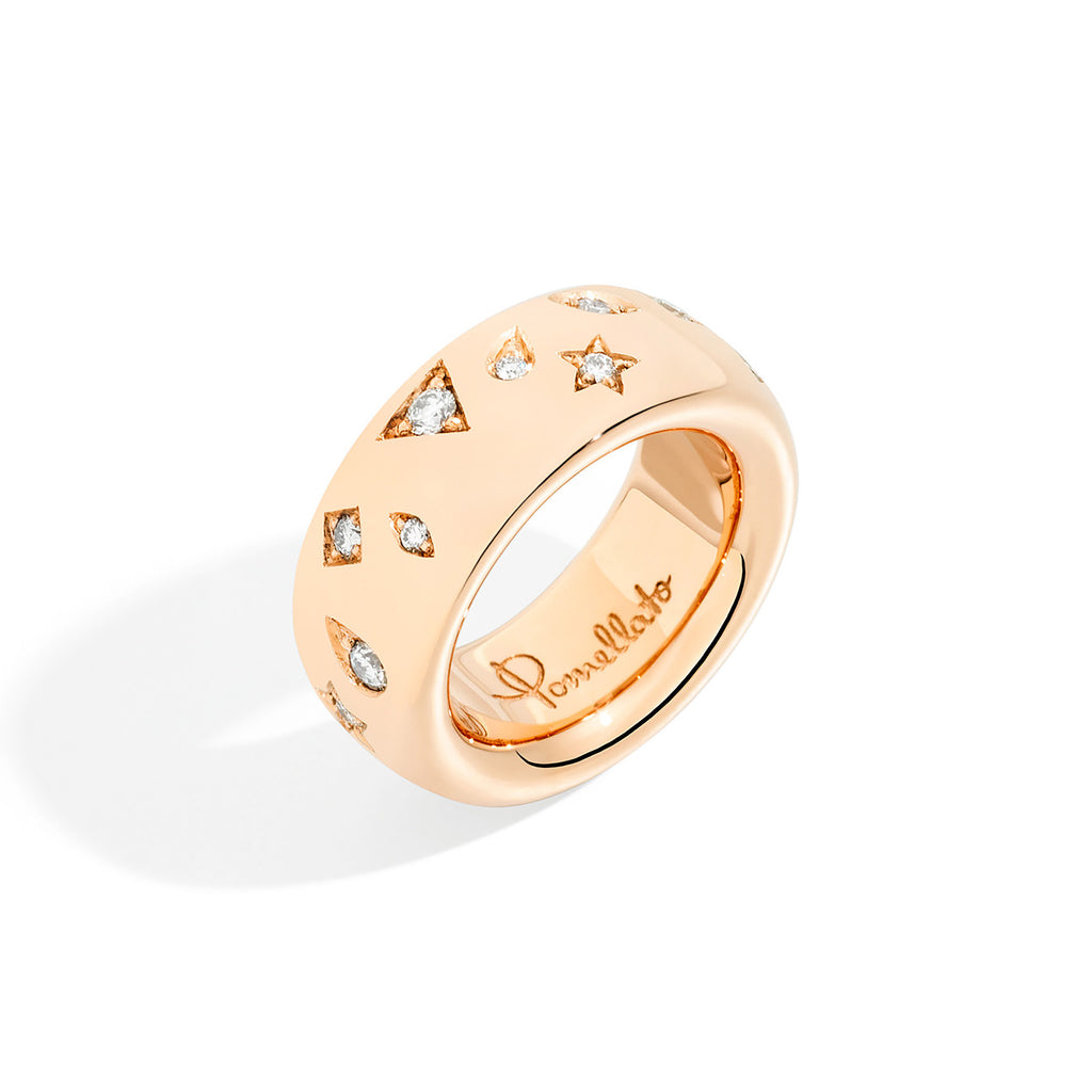 Pomellato Iconica Ring (PA91060O7000DB000) aus Roségold mit Diamant