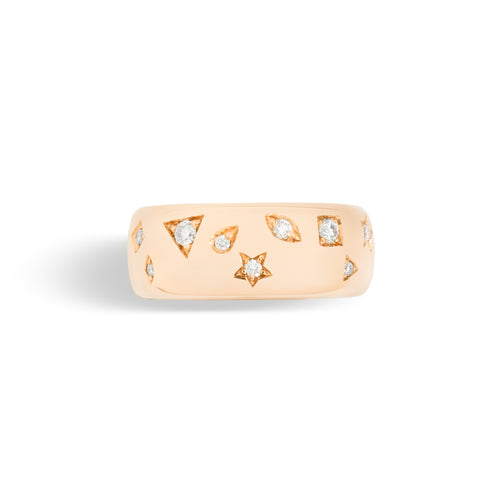 Pomellato Iconica Ring (PA91060O7000DB000) aus Roségold mit Diamant