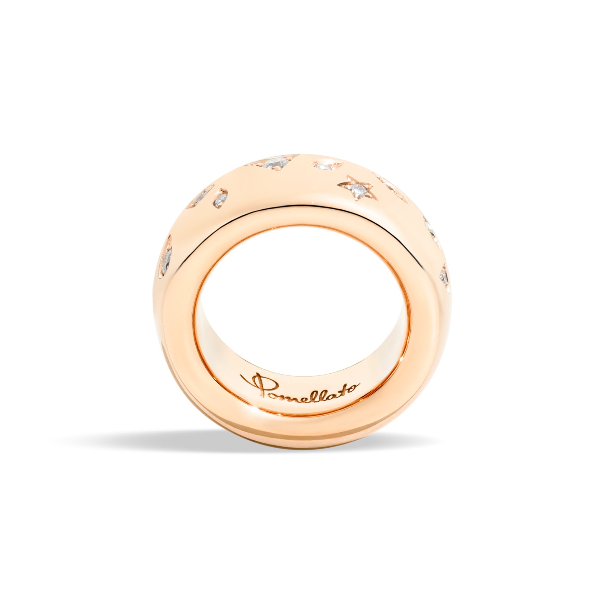 Pomellato Iconica Ring (PA91060O7000DB000) aus Roségold mit Diamant