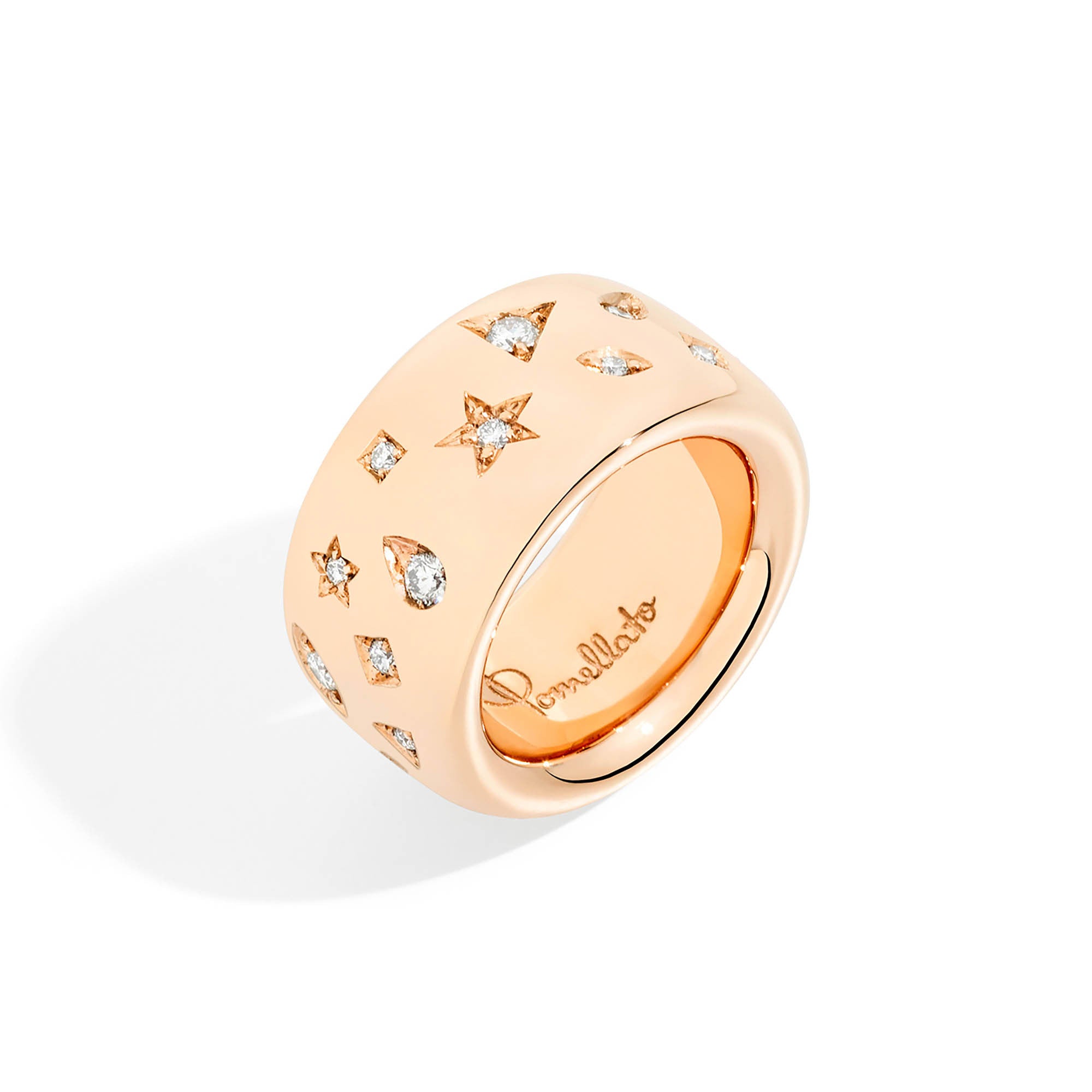 Pomellato Iconica Ring (PA9106DO7000DB000) aus Roségold mit Diamant