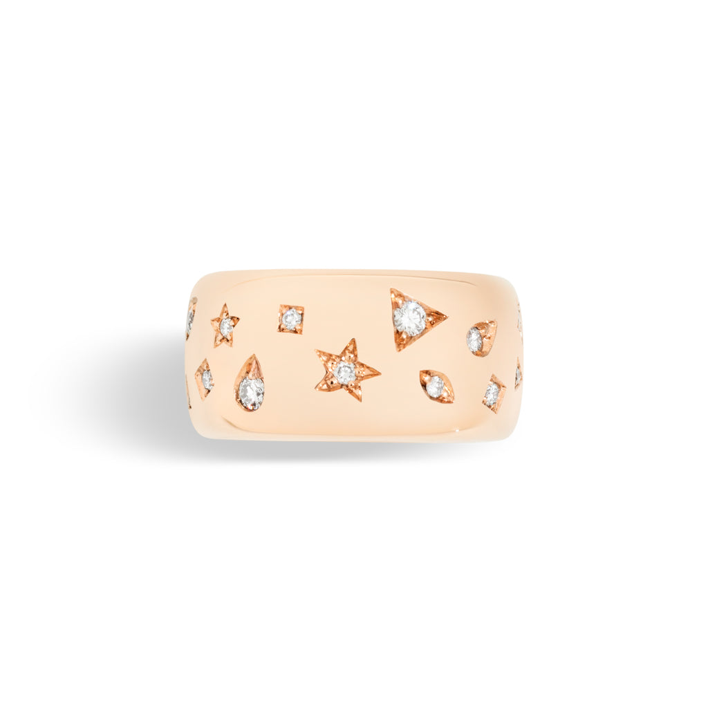Pomellato Iconica Ring (PA9106DO7000DB000) aus Roségold mit Diamant