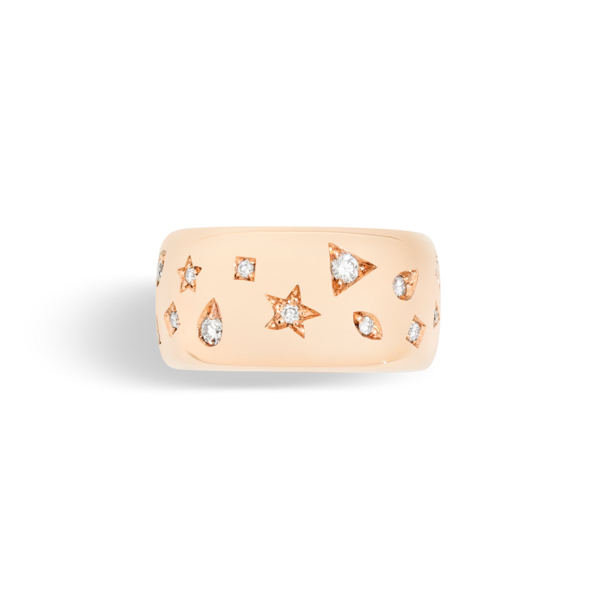 Pomellato Iconica Ring (PA9106DO7000DB000) aus Roségold mit Diamant