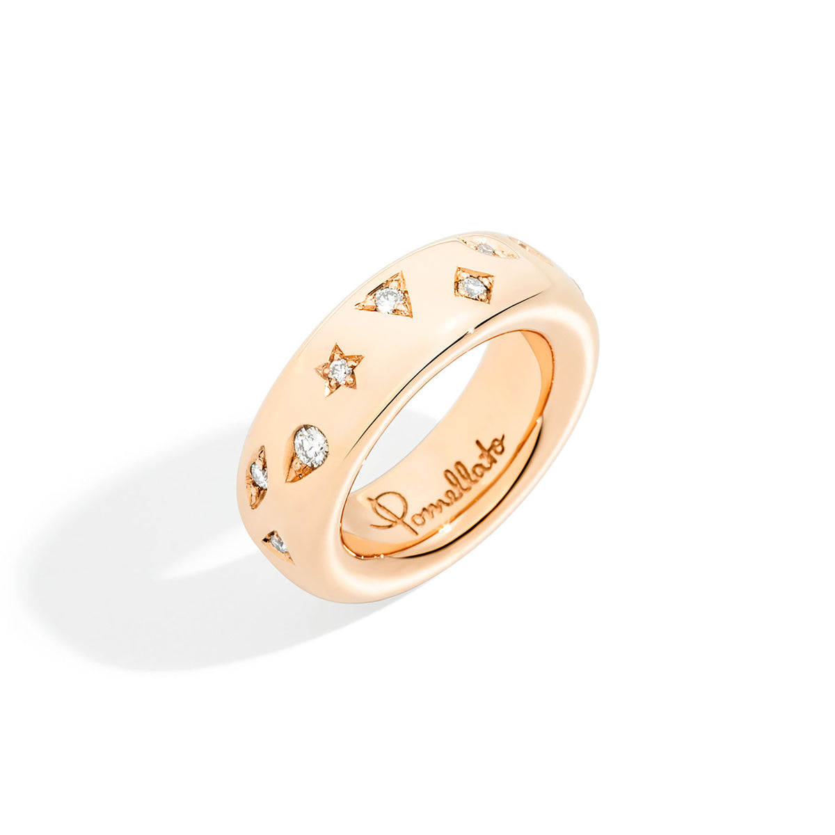 Pomellato Iconica Ring (PA9106EO7000DB000) aus Roségold mit Diamant