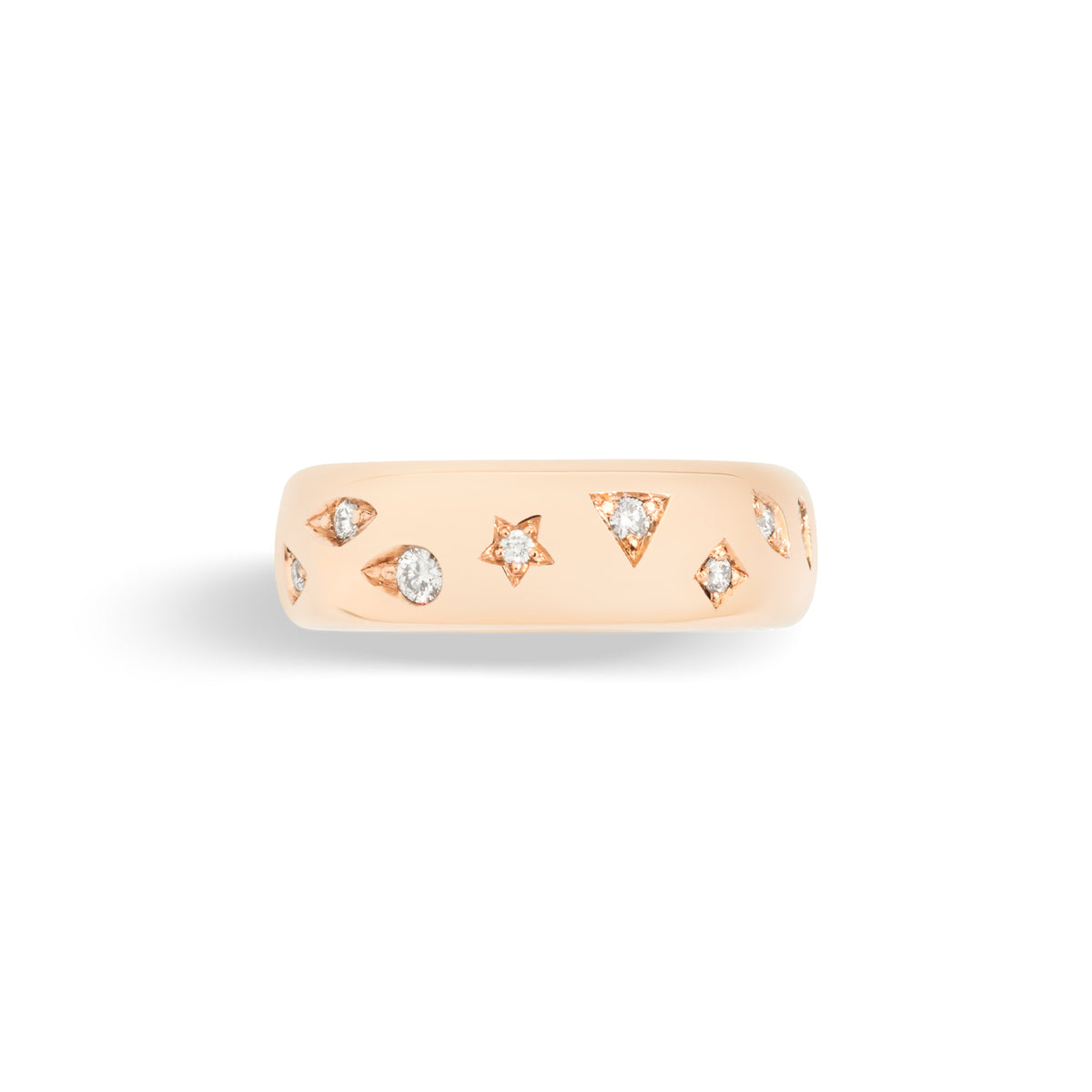 Pomellato Iconica Ring (PA9106EO7000DB000) aus Roségold mit Diamant