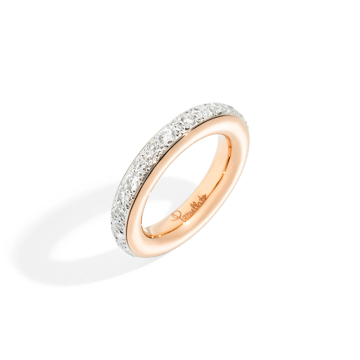 Pomellato Iconica Ring (PAB7120O7000DB000) aus Bicolor-Gold mit Diamant