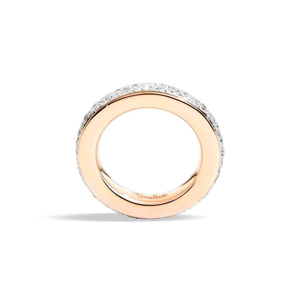 Pomellato Iconica Ring (PAB7120O7000DB000) aus Bicolor-Gold mit Diamant