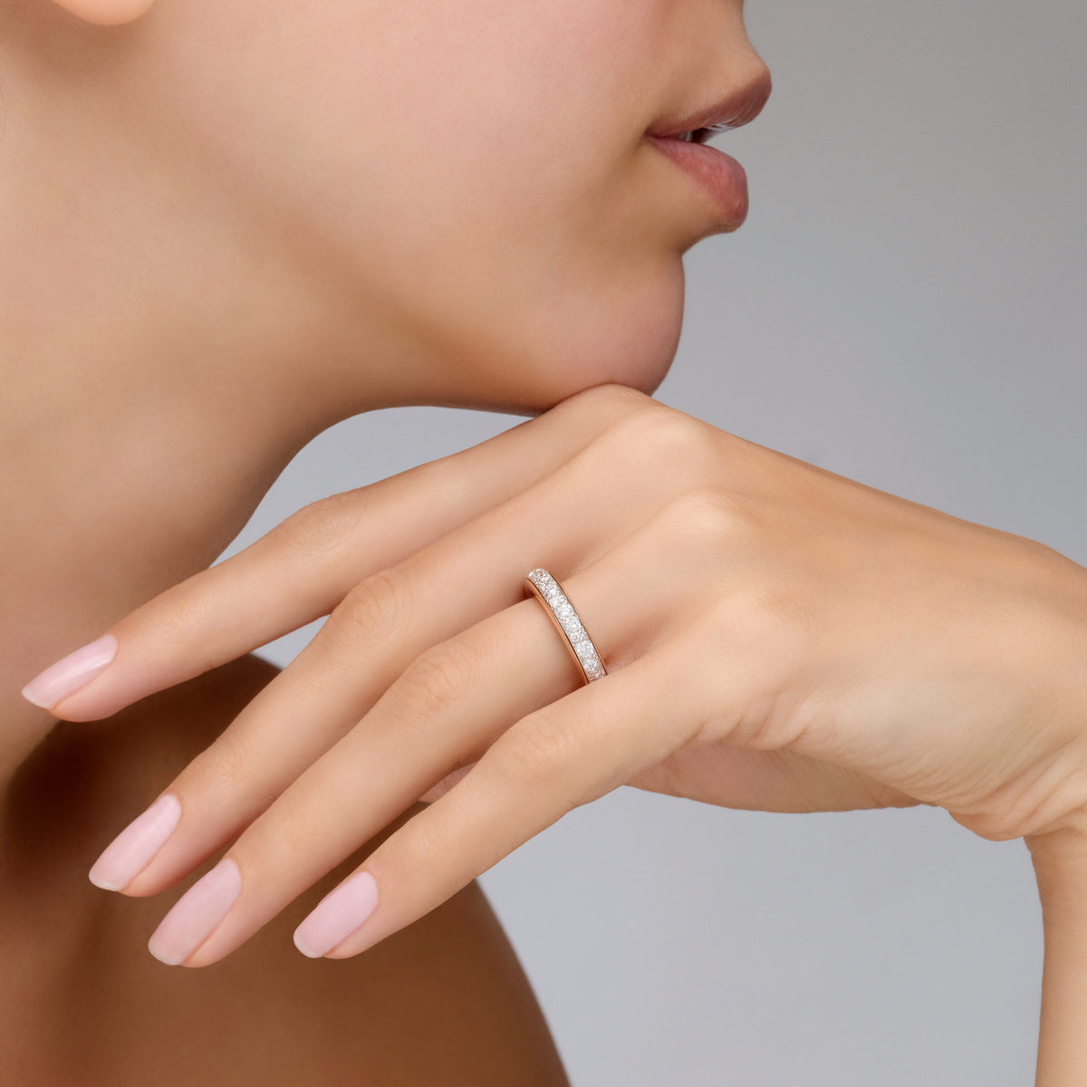 Pomellato Iconica Ring (PAB7120O7000DB000) aus Bicolor-Gold mit Diamant