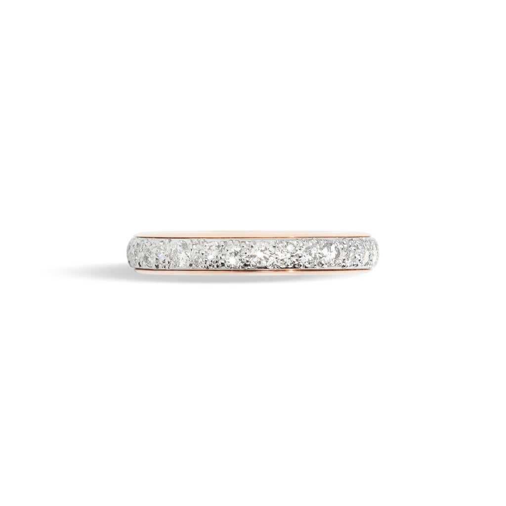 Pomellato Iconica Ring (PAB7120O7000DB000) aus Bicolor-Gold mit Diamant