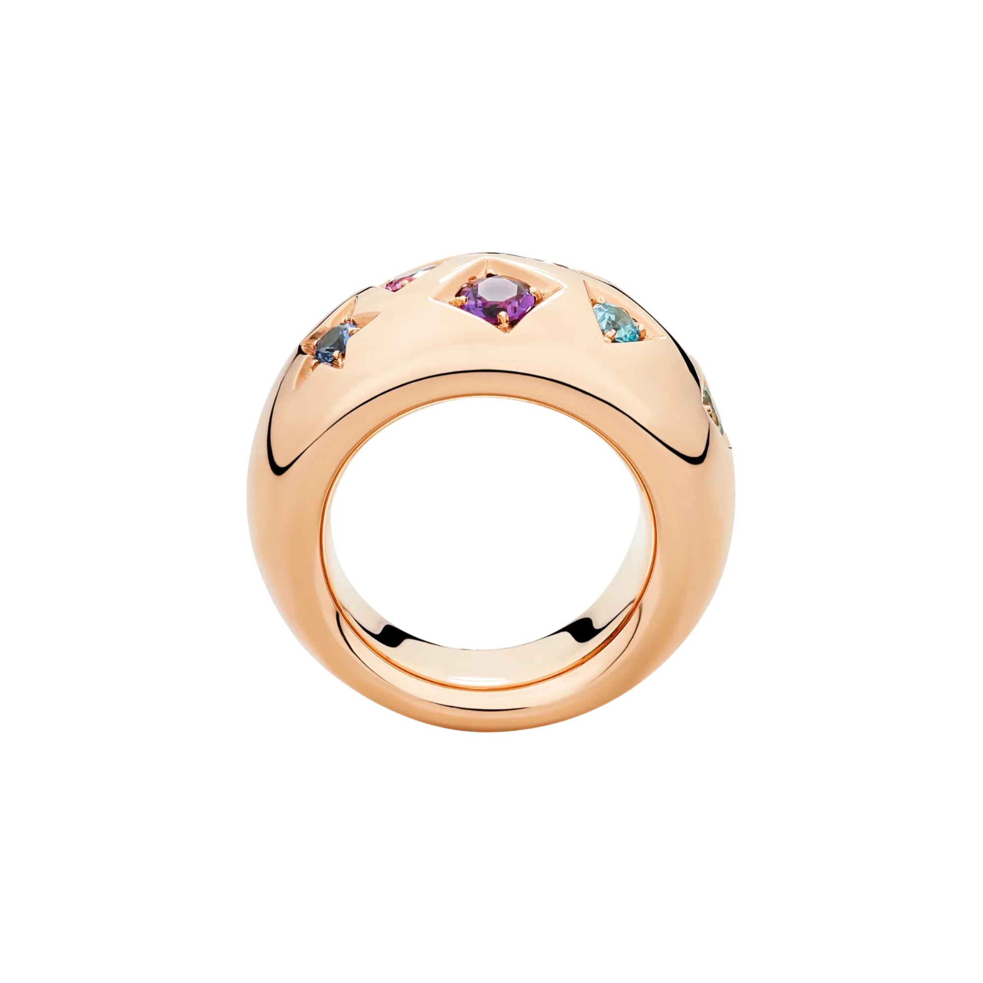 Pomellato Iconica Ring (PAC5007O7000000VA) aus Gelbgold mit Diamant