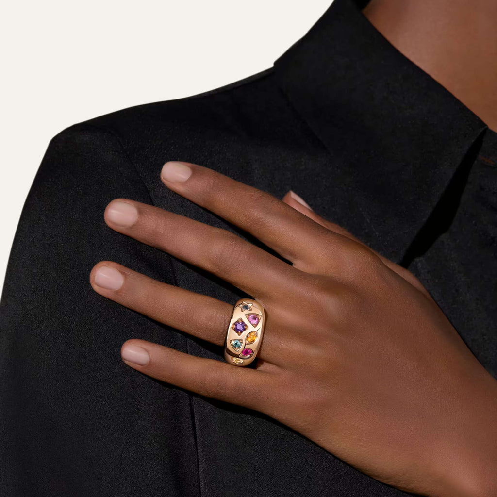 Pomellato Iconica Ring (PAC5007O7000000VA) aus Gelbgold mit Diamant