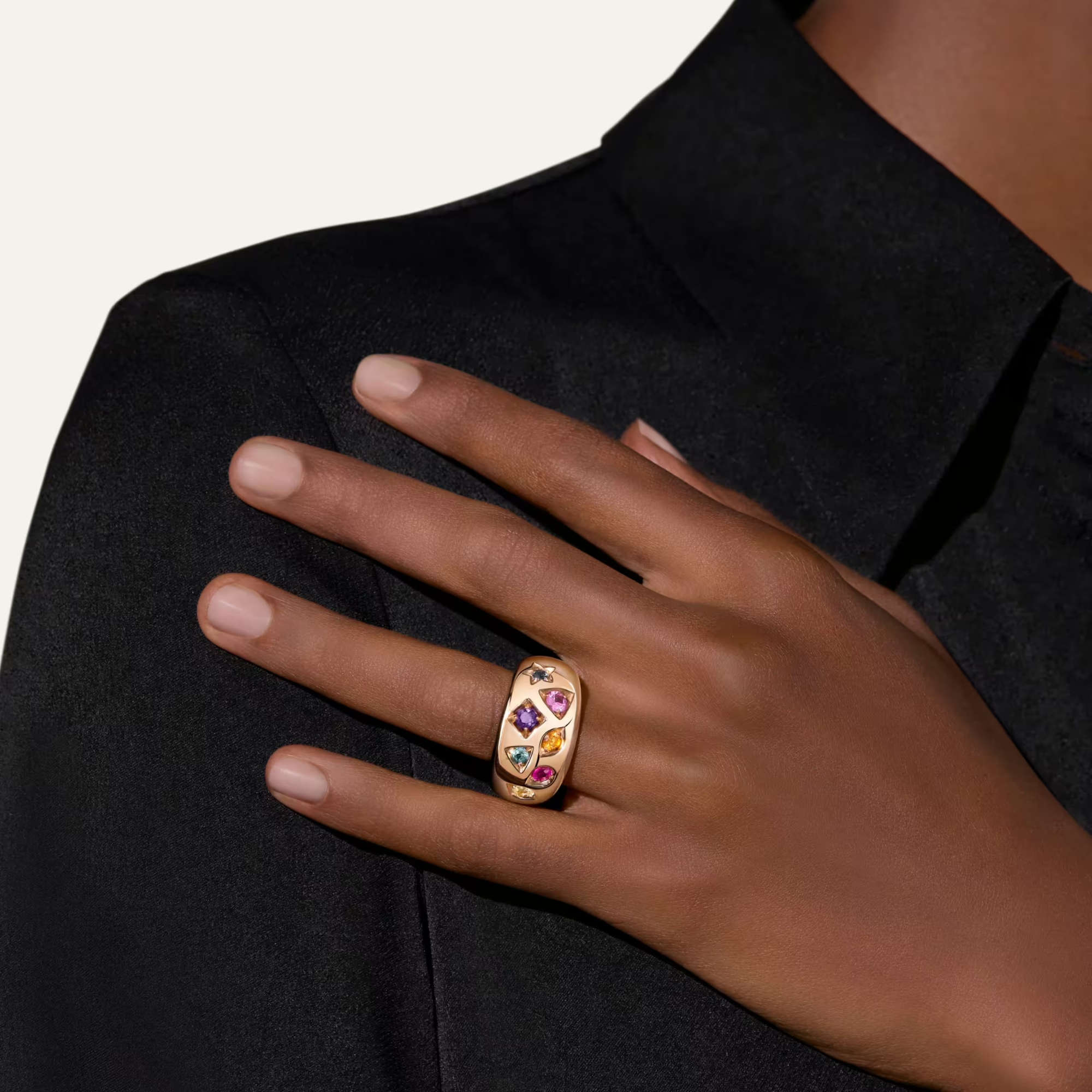 Pomellato Iconica Ring (PAC5007O7000000VA) aus Gelbgold mit Diamant