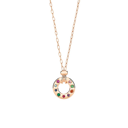Iconica Wendbare Halskette Mit Anhänger, Roségold • Edelsteine von Pomellato (PCC5041O7000000VA)