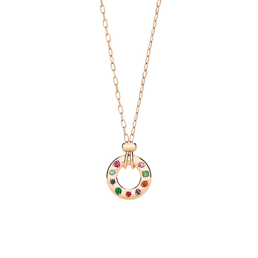 Iconica Wendbare Halskette Mit Anhänger, Roségold • Edelsteine von Pomellato (PCC5041O7000000VA)