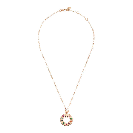 Iconica Wendbare Halskette Mit Anhänger, Roségold • Edelsteine von Pomellato (PCC5041O7000000VA)