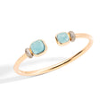 Pomellato Nudo Armreif (PBC1006O7WHRDB0OY) aus Roségold mit Diamant und Topas
