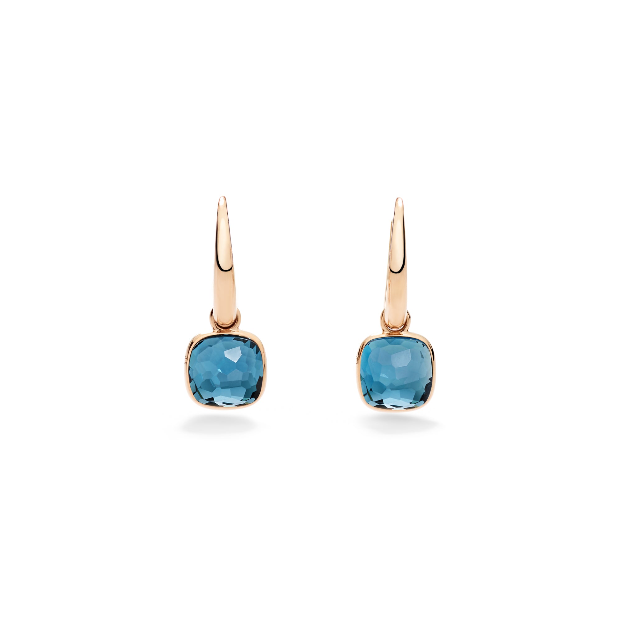 Pomellato Nudo Mini Ohrringe (POC5020O7000000TL) aus Roségold mit Topas