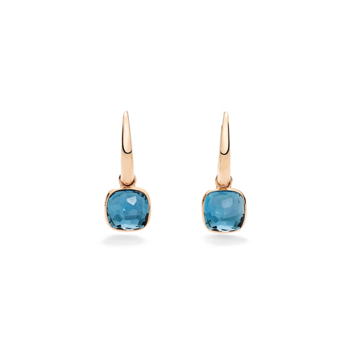 Pomellato Nudo Mini Ohrringe (POC5020O7000000TL) aus Roségold mit Topas